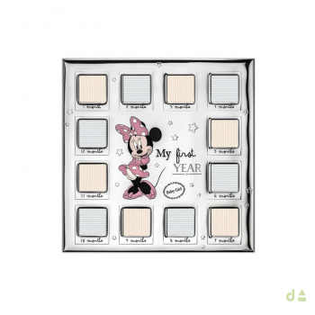 MOLDURA MINNIE 12 MESES, 28X28