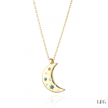 COLAR LUA PEDRAS