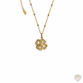 COLAR TREVO FILIGRANA