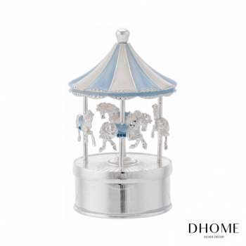 CARROSSEL CAVALINHOS AZUL