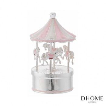 CARROSSEL CAVALINHOS ROSA