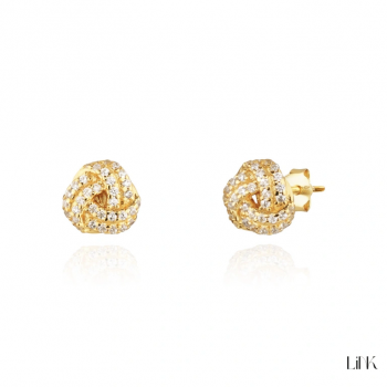 BRINCOS PRATA DOURADA