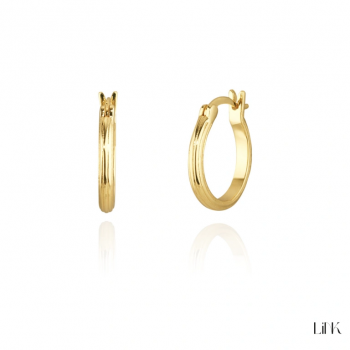 ARGOLAS PRATA DOURADA