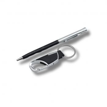 CANETA SLIM + PORTA CHAVES